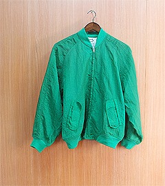 FLANDRE CLUB 초록 집업 자켓~ 우먼 오버핏 or 맨즈 프리 사이즈