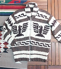 캐나다 핸드메이드 양모100% 빈티지 코위찬 캐나다 스웨터 cowichan sweater 173이하 프리사이즈~! 굿 컨디션~!